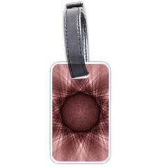 Spirograph Luggage Tag (one Side) by Siebenhuehner