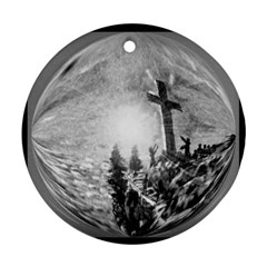 The Apple Of God s Eye Is Jesus - Ave Hurley - Artrave - Round Ornament (two Sides) by ArtRave2