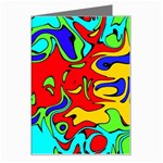 Abstract Greeting Card Left