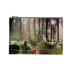 Last Song Cosmetic Bag (large) by Ancello