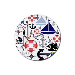 Nautical Collage Drink Coasters 4 Pack (round) by StuffOrSomething