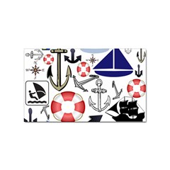 Nautical Collage Sticker 100 Pack (rectangle) by StuffOrSomething