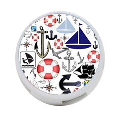 Nautical Collage 4-port Usb Hub (one Side) by StuffOrSomething