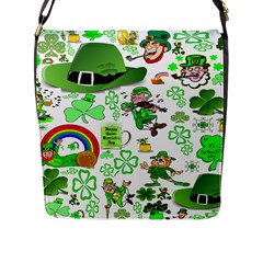 St Patrick s Day Collage Flap Closure Messenger Bag (large) by StuffOrSomething