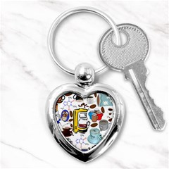 Just Bring Me Coffee Key Chain (heart) by StuffOrSomething