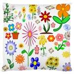 Summer Florals Large Cushion Case (Single Sided)  Front