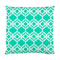 Lattice Stars In Teal Cushion Case (single Sided)  by Contest1878042