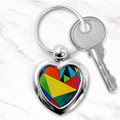 Abstract Key Chain (heart) by Siebenhuehner