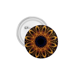 Yellow Purple Lotus Mandala 1 75  Button by Zandiepants