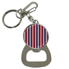 Patriot Stripes Bottle Opener Key Chain by StuffOrSomething