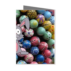 Easter Egg Bunny Treasure Mini Greeting Card (8 Pack) by StuffOrSomething