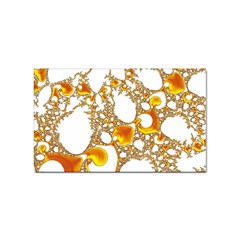 Special Fractal 04 Orange Sticker 10 Pack (rectangle) by ImpressiveMoments