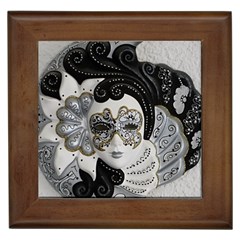 Venetian Mask Framed Ceramic Tile by StuffOrSomething