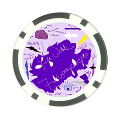 Life With Fibro2 Poker Chip by FunWithFibro