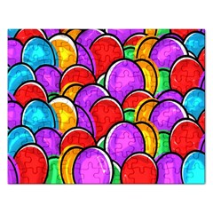 Colored Easter Eggs Jigsaw Puzzle (rectangle) by StuffOrSomething