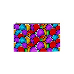 Colored Easter Eggs Cosmetic Bag (small) by StuffOrSomething
