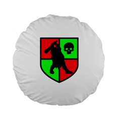 Angry Ogre Games Logo 15  Premium Round Cushion  by AngryOgreGames