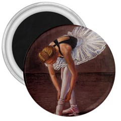 Ballerina 3  Button Magnet by TonyaButcher
