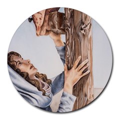 Stabat Mater 8  Mouse Pad (round) by TonyaButcher