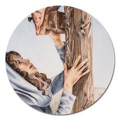 Stabat Mater Magnet 5  (round) by TonyaButcher