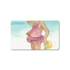 Beach Play Sm Magnet (name Card) by TonyaButcher