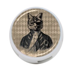 Harlequin Cat 4-port Usb Hub (two Sides) by StuffOrSomething