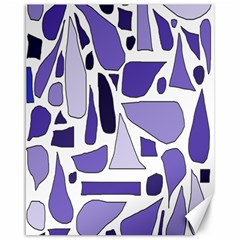 Silly Purples Canvas 16  X 20  (unframed) by FunWithFibro