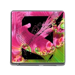Elegant Writer Memory Card Reader With Storage (square) by StuffOrSomething