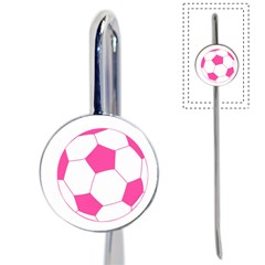 Soccer Ball Pink Bookmark by Designsbyalex