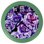 Purple Wildflowers Of Hope Wall Clock (Color) Front
