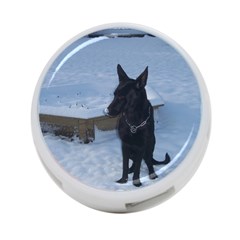 Snowy Gsd 4-port Usb Hub (one Side) by StuffOrSomething