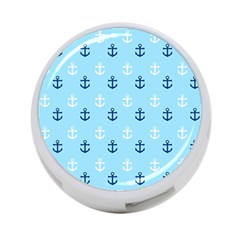 Anchors In Blue And White 4-port Usb Hub (two Sides) by StuffOrSomething