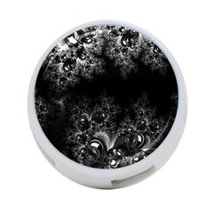 Midnight Frost Fractal 4-port Usb Hub (two Sides) by Artist4God