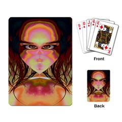 Cat Woman Playing Cards Single Design by icarusismartdesigns