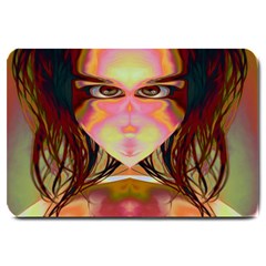 Cat Woman Large Door Mat by icarusismartdesigns