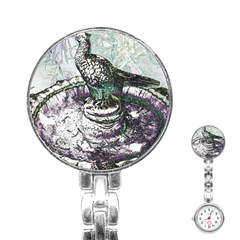 Bird Fountain 2 Stainless Steel Nurses Watch by sirhowardlee