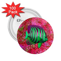Fish 2 25  Button (100 Pack) by icarusismartdesigns