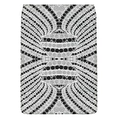Insane Black&white Textured  Removable Flap Cover (large) by OCDesignss