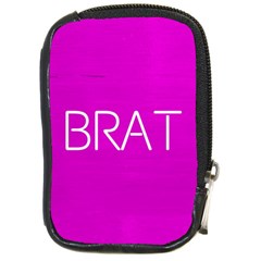 Brat Pink Compact Camera Leather Case by OCDesignss