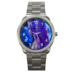 Moon Shadow Sport Metal Watch by icarusismartdesigns