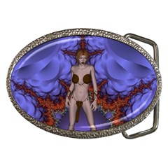 Chaos Belt Buckle (oval) by icarusismartdesigns