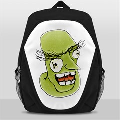 Mad Monster Man With Evil Expression Backpack Bag by dflcprints