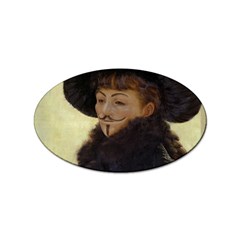 Kathleen Anonymous Ipad Sticker (oval) by AnonMart