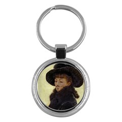 Kathleen Anonymous - James Tissot, 1877 Key Chain (round) by AnonMart