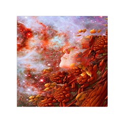 Star Dream Small Satin Scarf (square) by icarusismartdesigns
