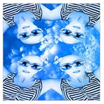 Skydivers Large Satin Scarf (Square) Front