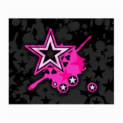 Pink Star Graphic Glasses Cloth (small) by ArtistRoseanneJones