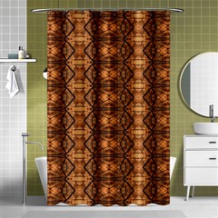 Faux Animal Print Pattern Shower Curtain 48  X 72  (small)  by GardenOfOphir