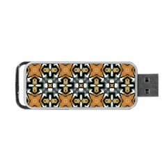 Faux Animal Print Pattern Portable Usb Flash (one Side) by GardenOfOphir