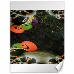 Floating Pumpkins Canvas 36  X 48   by gothicandhalloweenstore